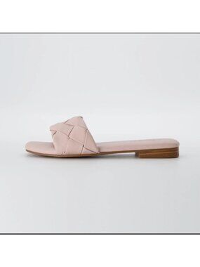 Cushionaire Franca model women's braided slide sandals size 10